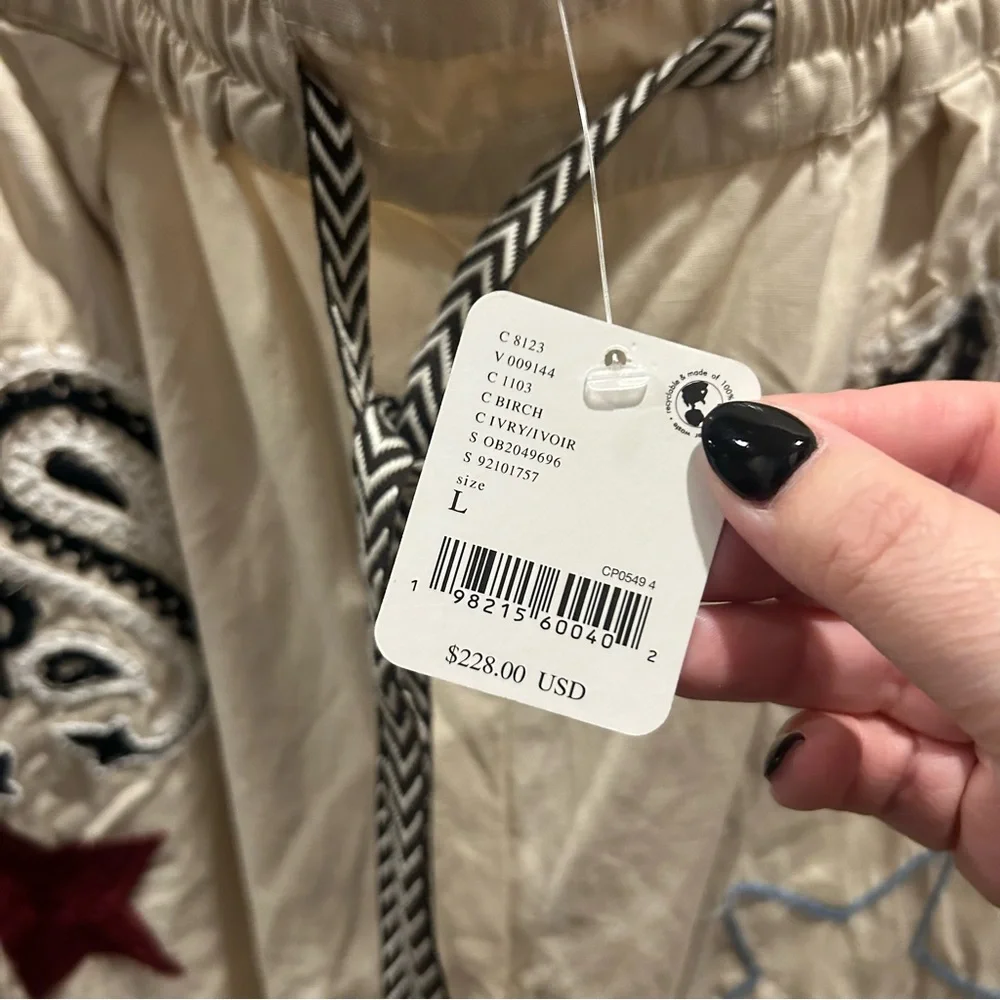 NWT Free People Aria Western Star Embroidered Pull On Pants - Picture 4 of 7